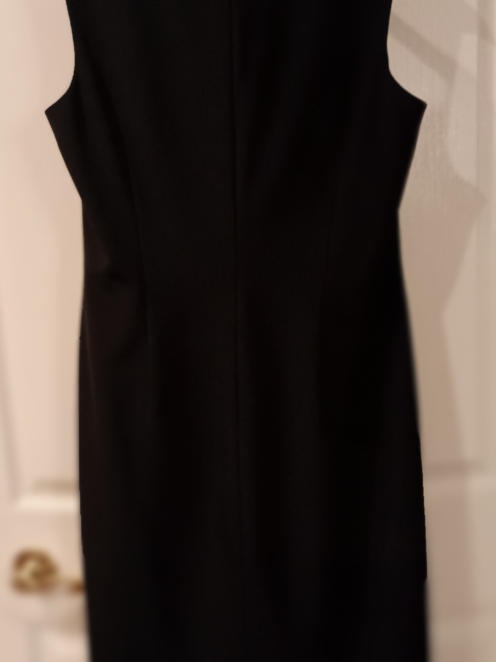 Classic Black Sleeveless Sheath Dress - Picture 6 of 8